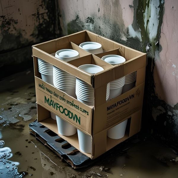 bảo quản cốc giấy Hà Nội sai cách gây mốc