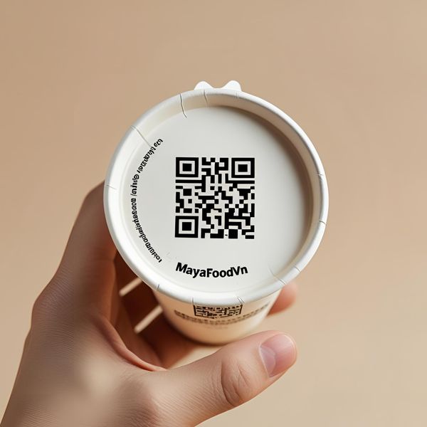 Cốc giấy Hà Nội in QR code cá nhân hóa kết nối khách hàng