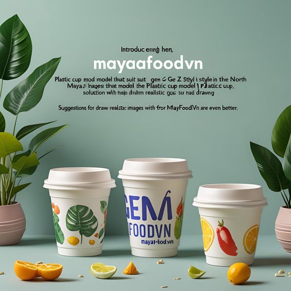 cốc giấy thân thiện môi trường Mayafoodvn cho Gen Z