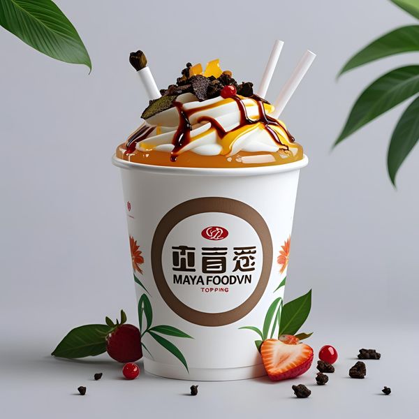 Cốc giấy Hà Nội 700ml dùng cho trà sữa topping in logo chuyên nghiệp
