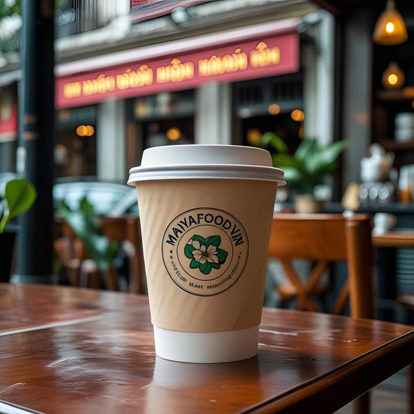 Cốc giấy Hà Nội in logo trở thành đạo cụ sống ảo của giới trẻ