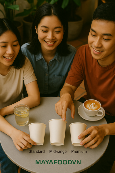 Ly giấy trở thành công cụ xây dựng thương hiệu F&B tại TP.HCM