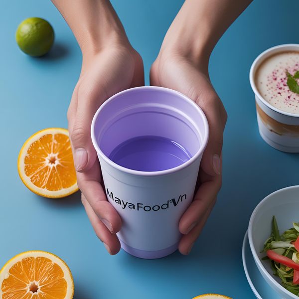 khách hàng check-in với cốc nhựa đổi màu theo nhiệt tại quán cà phê