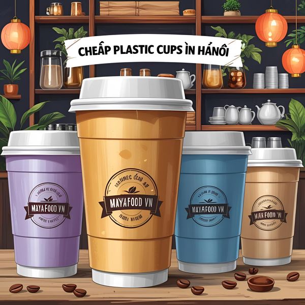 cốc nhựa hà nội in logo quán cà phê trà sữa