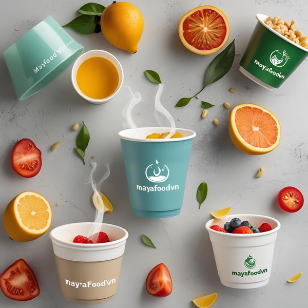 Cốc giấy Hà Nội in logo quảng bá thương hiệu miễn phí cho quán