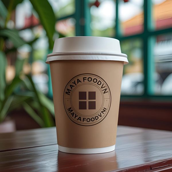 cốc giấy miền Bắc dùng cho cà phê nóng tại quán ở Hà Nội