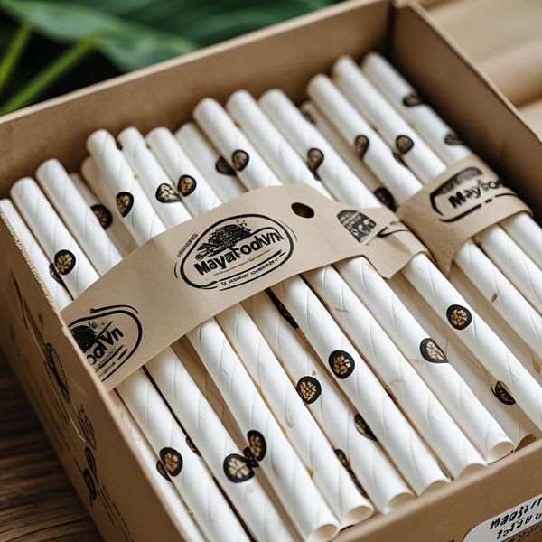 “Báo giá ống hút giấy in logo theo thùng tại Hà Nội – đặt hàng Mayafoodvn”