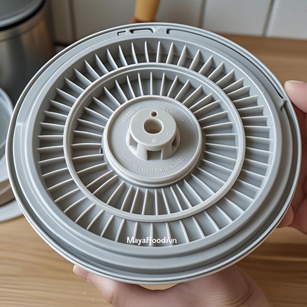 nắp cốc nhựa xoay khó vệ sinh tích tụ vi khuẩn nếu không làm sạch đúng cách