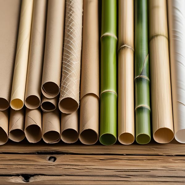 Giải pháp thay thế ống hút nhựa bằng ống hút giấy, sinh học và tre cho quán miền Bắc.