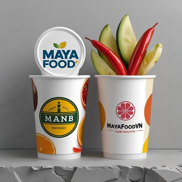 in ly giấy đa thương hiệu trong ngành F&B