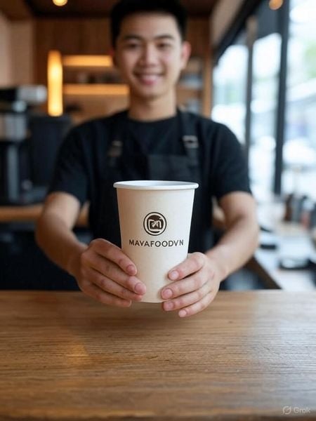 Check in với cốc giấy Hà Nội giúp lan tỏa thương hiệu F&B