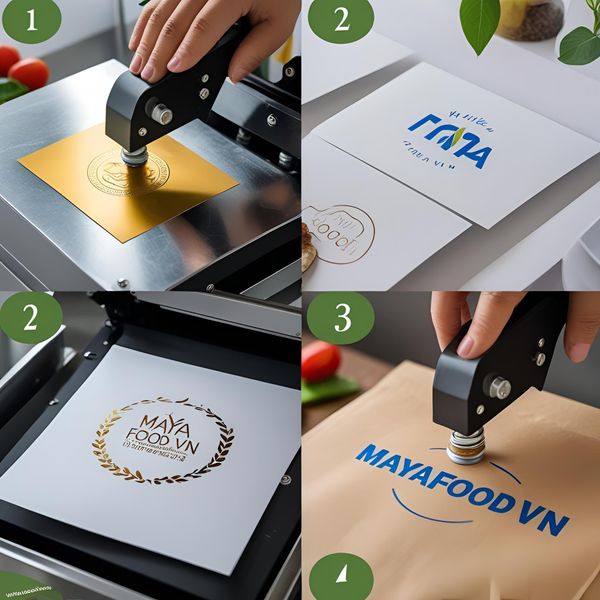 kiểm duyệt mẫu in logo ánh kim trên cốc giấy