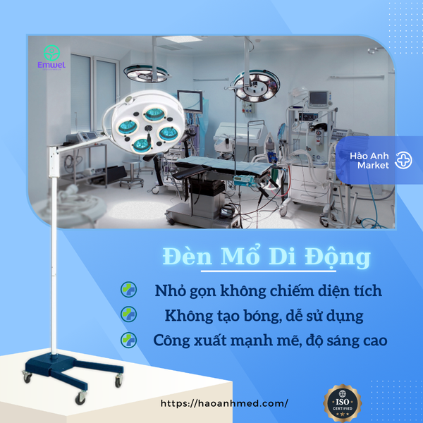 Các loại đèn mổ phố biến nhất hiện nay