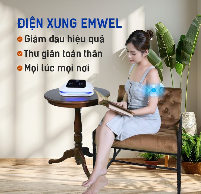 Máy điện xung trung tần EmWel - Giải pháp chăm sóc cơ xương khớp hiệu quả