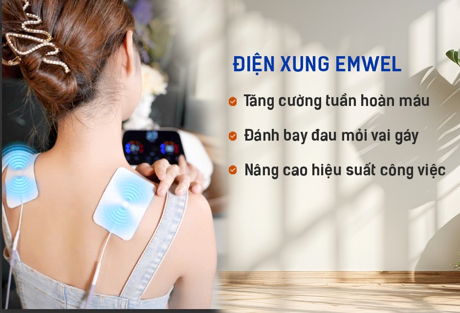 Điện Xung Vật Lý Trị Liệu Emwel có tác dụng ra sao ở bệnh cơ xương khớp