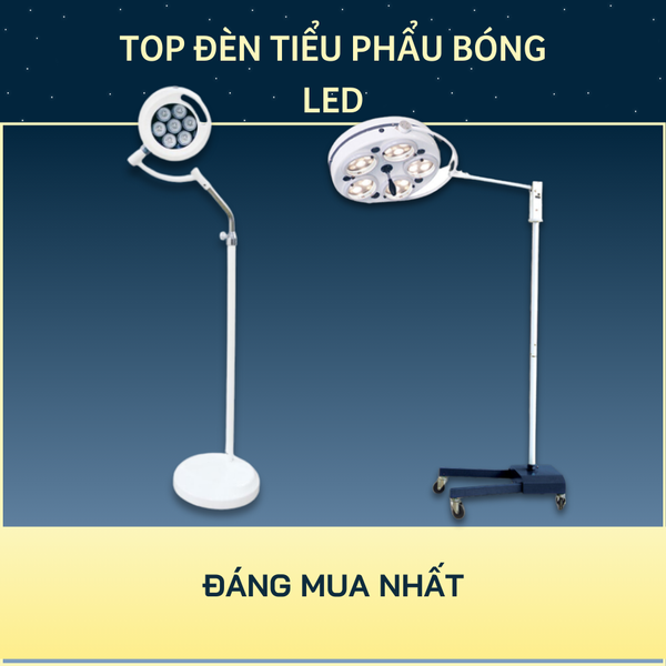 Top đèn phẫu thuật di động bóng led đáng mua