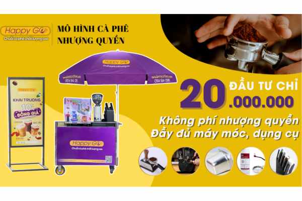 Mở quầy cà phê mang đi tại Đồng Nai thì cần những gì và bao nhiêu vốn ?