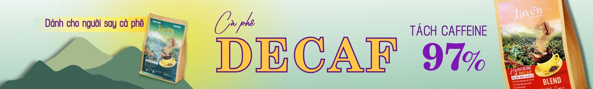 Cà phê Decaf - Tách caffeine