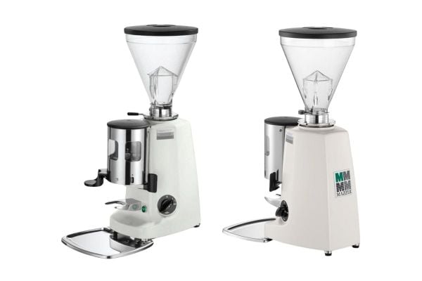 Máy máy xay cà phê Mazzer Super Jolly màu trắng
