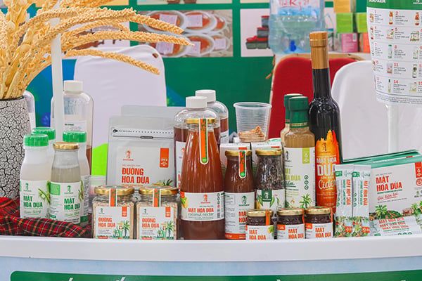 Gian hàng Sokfarm giới thiệu sản phẩm tại chương trình