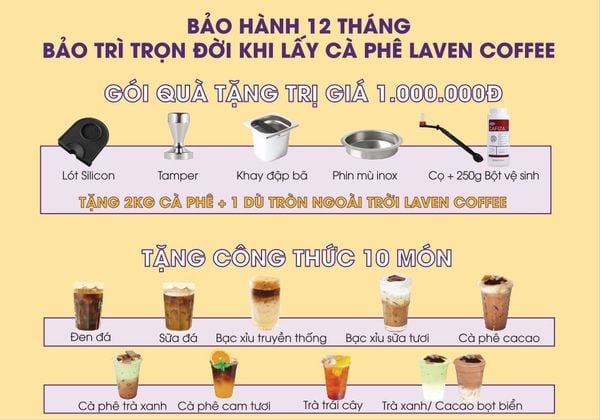 Laven Coffee chuyên cung cấp dịch vụ sửa chữa máy pha Đồng Nai