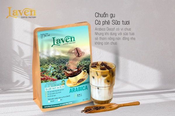 Cà phê Decaf tách 97% hàm lượng cafein robusta và arabica
