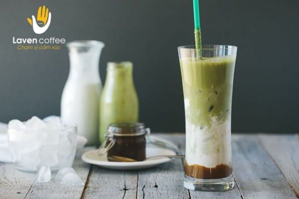Pha trộn cà phê cùng trà xanh để có được ly nước hấp dẫn