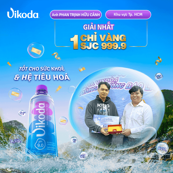 KHÁCH HÀNG LIÊN TIẾP TRÚNG THƯỞNG VÀNG KHI MUA VIKODA