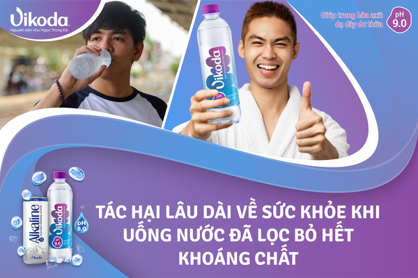 Tác hại lâu dài về sức khỏe khi uống nước đã lọc bỏ hết khoáng chất