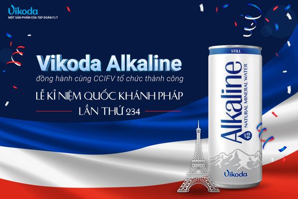 Vikoda Alkaline đồng hành cùng CCIFV tổ chức thành công lễ Kỉ niệm Quốc khánh Pháp lần thứ 234