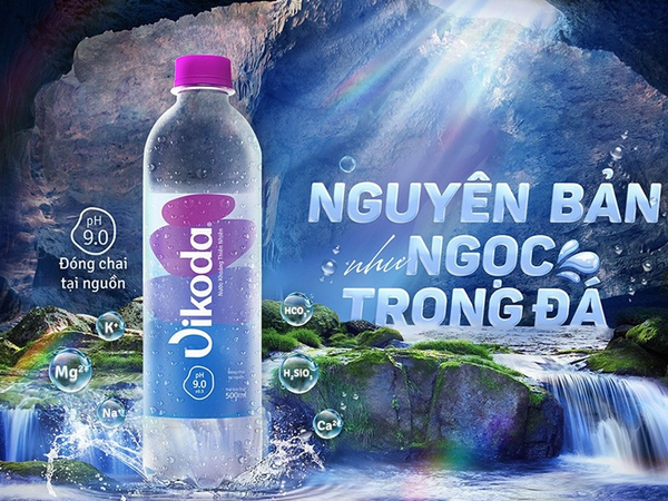 Vikoda được khai thác trực tiếp từ nguồn khoáng kiềm thiên nhiên Đảnh Thạnh.