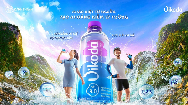Nước khoáng kiềm thiên nhiên khác biệt từ nguồn tạo khoáng kiềm lý tưởng.