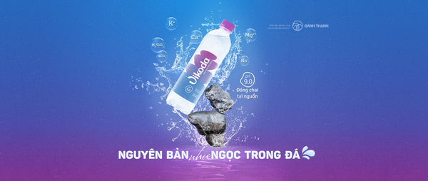 Nước khoáng kiềm thiên nhiên Vikoda 500ml, một trong những sản phẩm của Công ty Cổ phần Nước Khoáng Khánh Hòa.