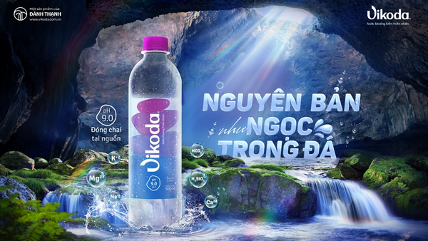 Nước khoáng kiềm thiên nhiên Vikoda giúp trung hòa axit dạ dày dư thừa.