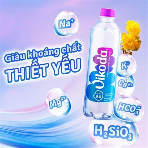 Thương hiệu nước khoáng kiềm thiên nhiên Vikoda có tuổi đời 35 năm với độ pH hoàn hảo 9,0.