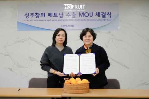 Hoàng Giang Fruit ký kết MOU với tỉnh Seongju về việc cung ứng dưa lê Hàn Quốc chính ngạch về Việt Nam