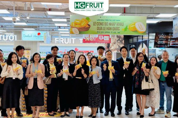 Hoàng Giang Fruit tham dự Lễ công bố nhập khẩu dưa lê vàng Hàn Quốc chính ngạch lần đầu tiên tại Việt Nam