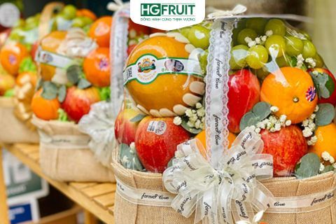 Trang Trí Giỏ Trái Cây Đẹp - Top 5 Trái Cây Nhập Khẩu Dành Cho Giỏ Quà
