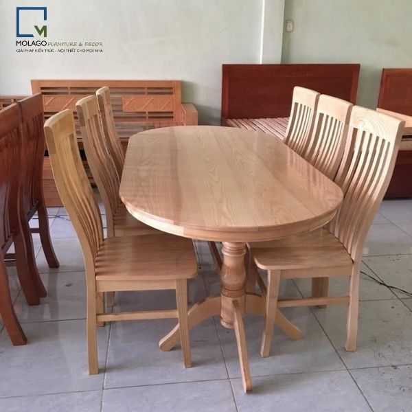 Kích Thước Bàn Ăn 6 Ghế Tiêu Chuẩn