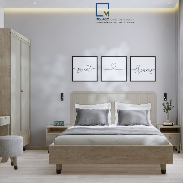 Giường Gỗ Công Nghiệp Giá Tốt