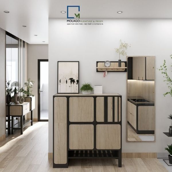 Xu hướng tủ giày hiện đại 2025