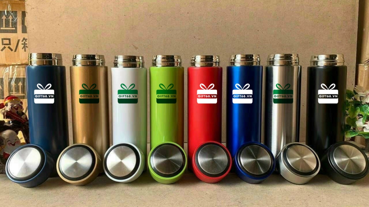 Bình giữ nhiệt in logo làm quà tặng có ý nghĩa gì? 5 ý nghĩa đặc biệt