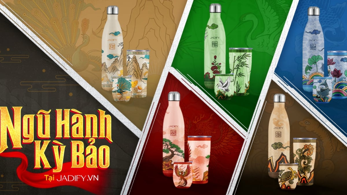 Bình giữ nhiệt Ngũ Hành Kỳ Bảo: Bộ sưu tập đầy ý nghĩa