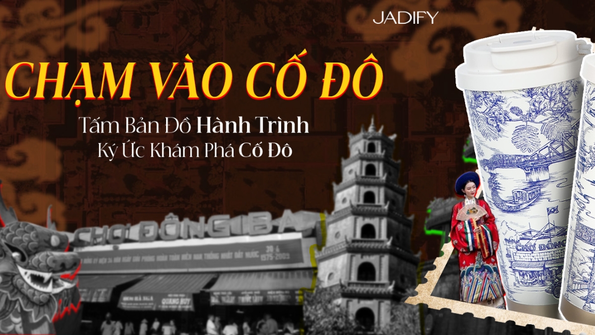 Ly giữ nhiệt chạm dấu Cố Đô - Quà tặng ý nghĩa mang hồn Huế