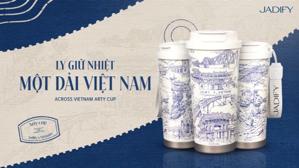 Ly giữ nhiệt Một dải Việt Nam - Tinh hoa Việt, đậm chất Việt