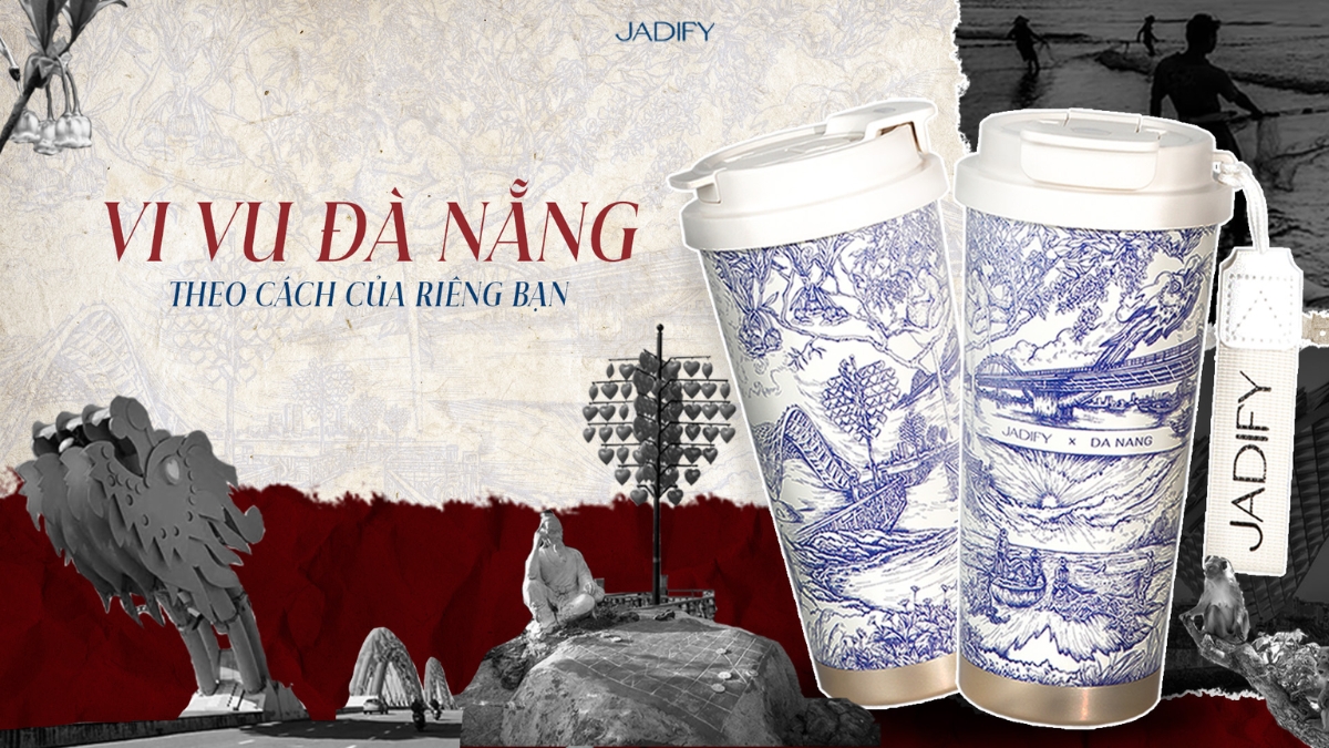 Ly giữ nhiệt Vi vu Đà Nẵng – Món quà tặng ý nghĩa và thiết thực