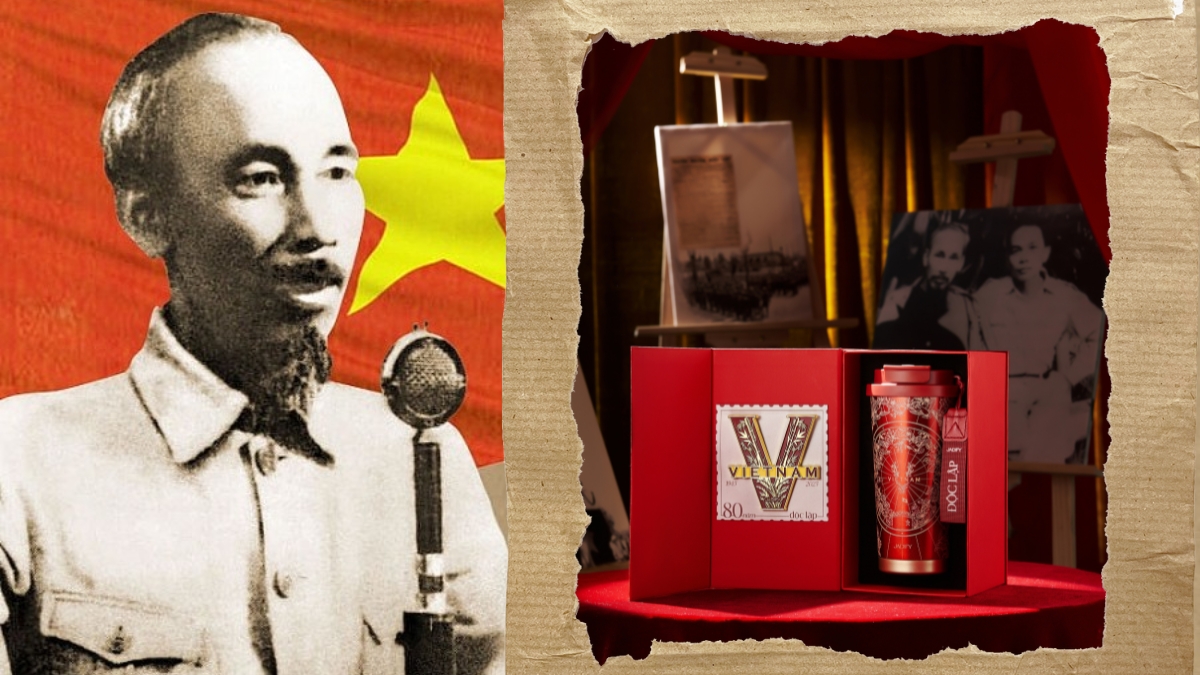 Ly giữ nhiệt Việt Nam Độc Lập: Cuộc gặp gỡ của hào khí và bản sắc Việt