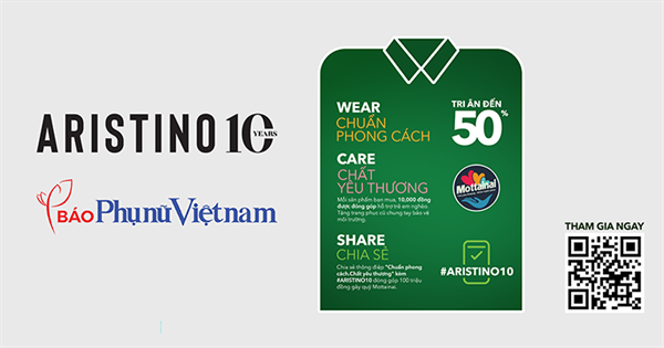 ARISTINO RA MẮT CHIẾN DỊCH WEAR.CARE.SHARE: KHI THỜI TRANG CAO CẤP TẠO NÊN NGUỒN LỰC MẠNH MẼ CHO CỘNG ĐỒNG