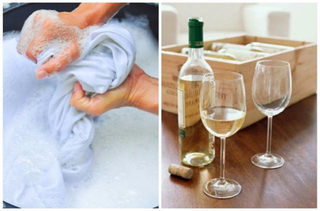 Cách tẩy áo trắng bằng rượu vodka