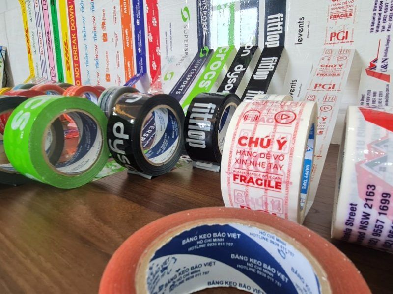 Băng keo in chữ – Giải pháp tối ưu cho chiến lược marketing